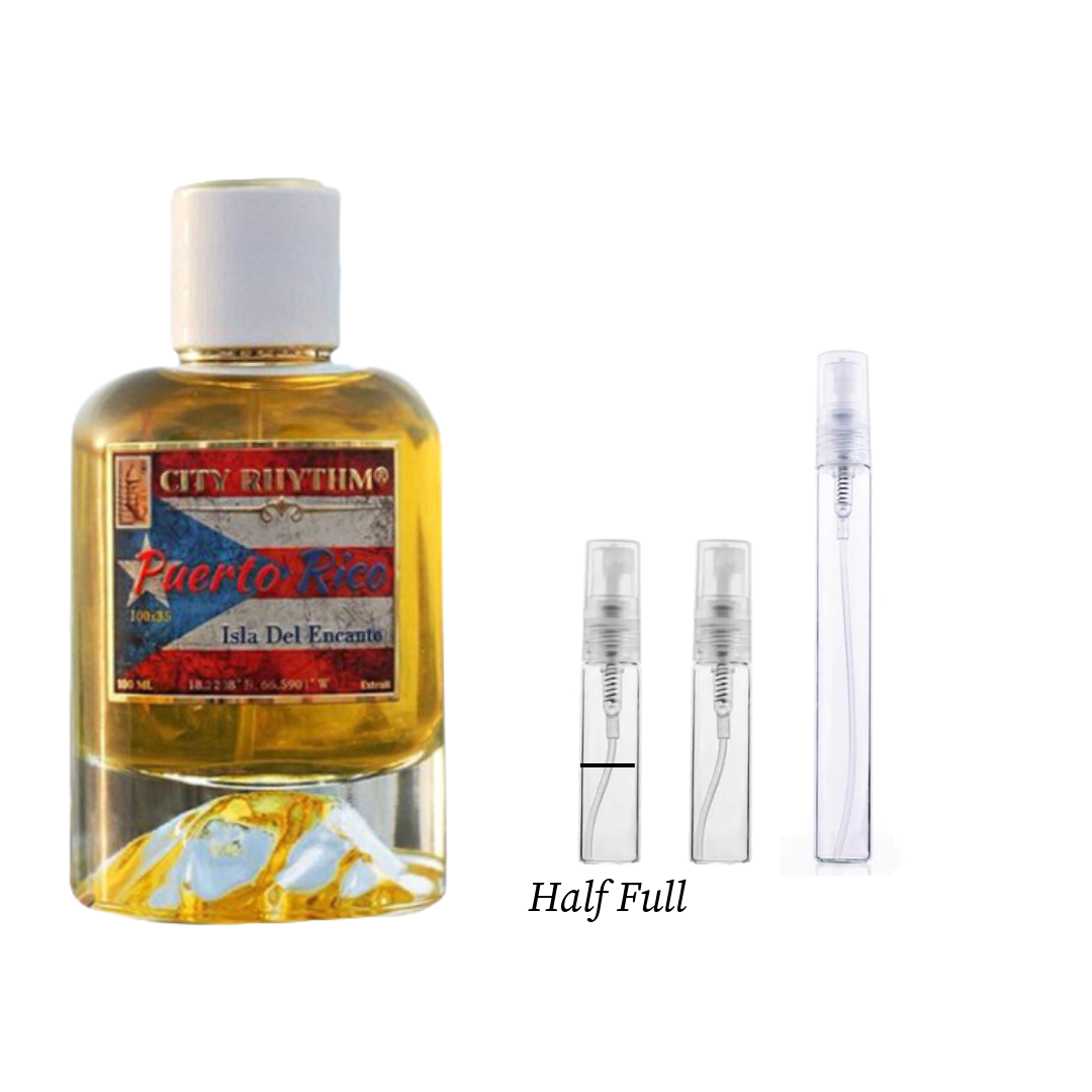 Puerto Rico - City Rhythm - 1ml/2ml/5ml/10ml Sample Spray